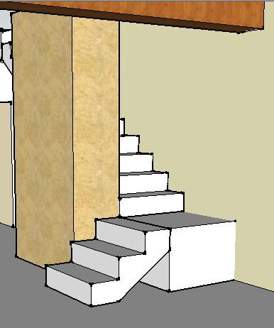 Image of how the staircase might look